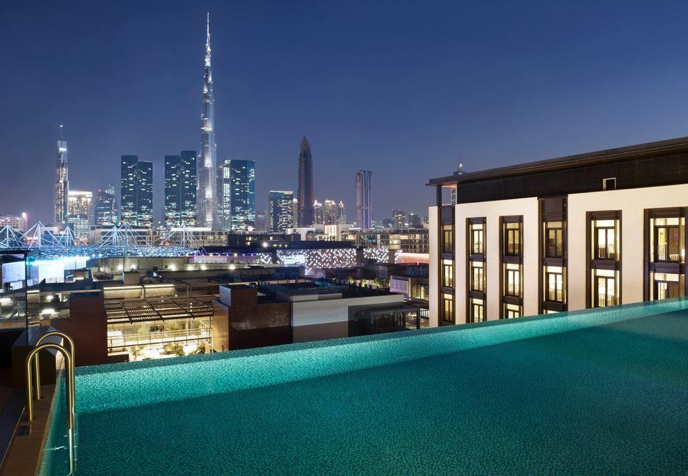 La Ville Hotel & Suites City Walk Dubai, Autograph Collection Exteriér fotografie View from the rooftop