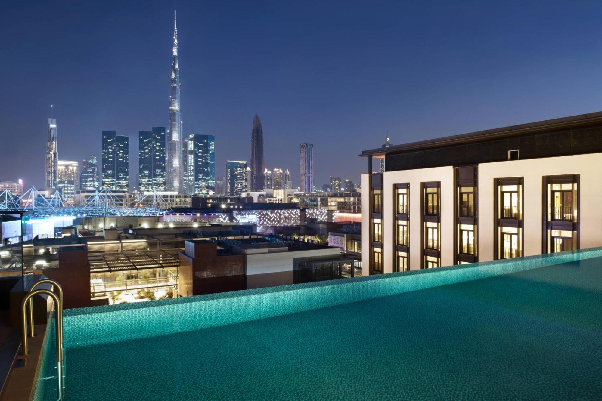 La Ville Hotel & Suites City Walk Dubai, Autograph Collection Exteriér fotografie View from the rooftop